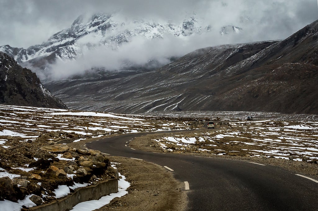The picturesque valley in Lachen