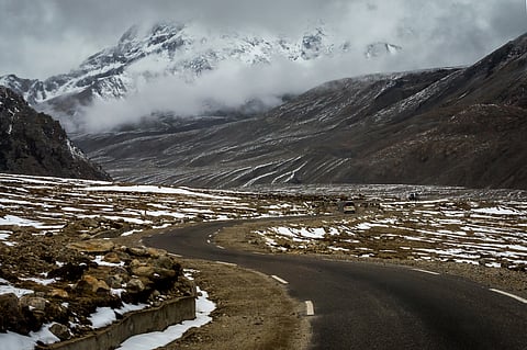 The picturesque valley in Lachen