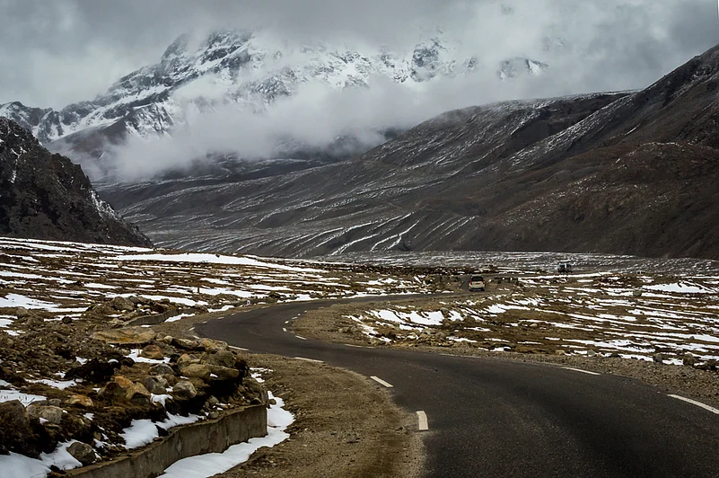The picturesque valley in Lachen