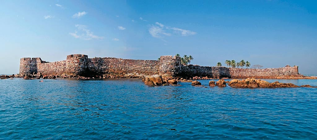 The island-fort in Sindhudurg