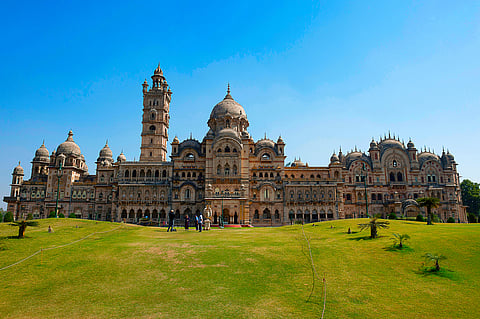 The majestic Lukshmi Vilas Palace was built by Maharaja Sayajirao Gaekwad III in 1890
