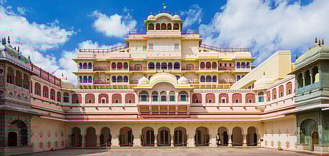 Part of the City Palace still houses members of the royal family