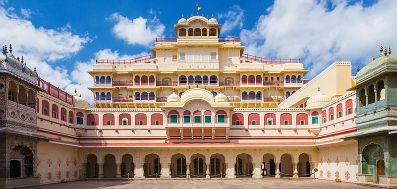 Part of the City Palace still houses members of the royal family