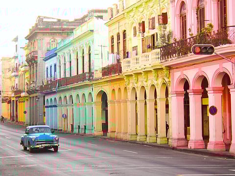 Old Havana district is a UNESCO World Heritage Site