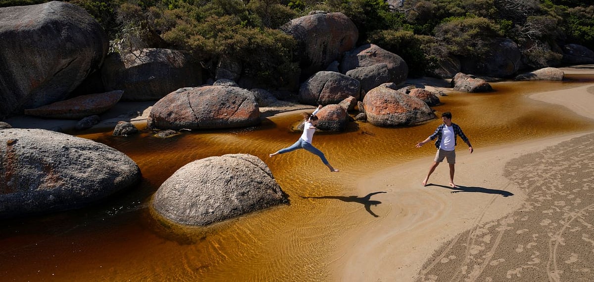 At Wilsons Promontory National Park, explore pristine beaches