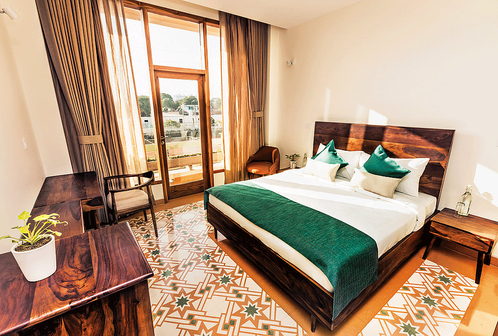 Rooms at Naad Wellness invited natural light
