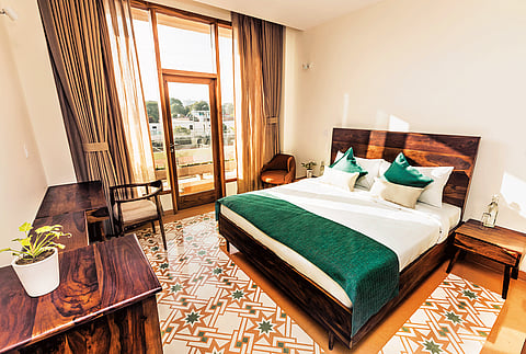 Rooms at Naad Wellness invited natural light