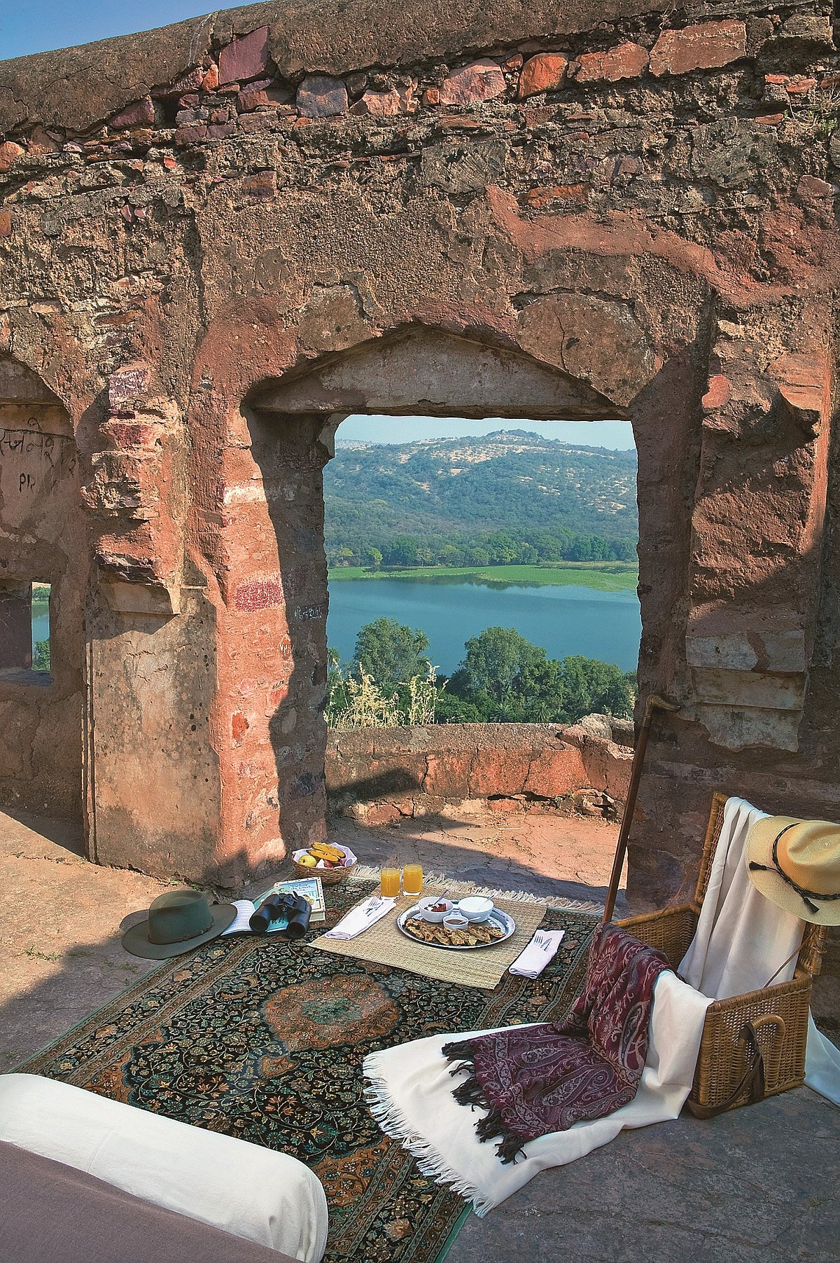 Surrounded by the Aravallis, Amanbagh offers great vistas