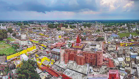 Aerial view of Ayodhya