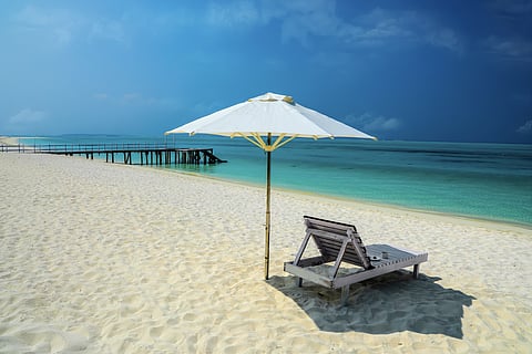 Kadmat Beach in Lakshadweep