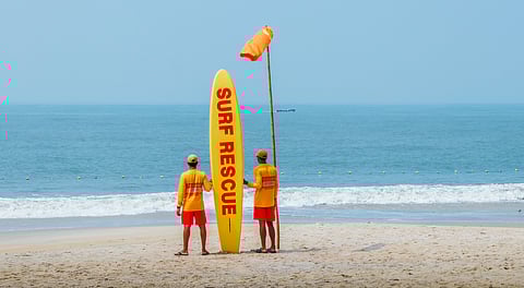 Kappad beach in Kerala offers great waves for surfers