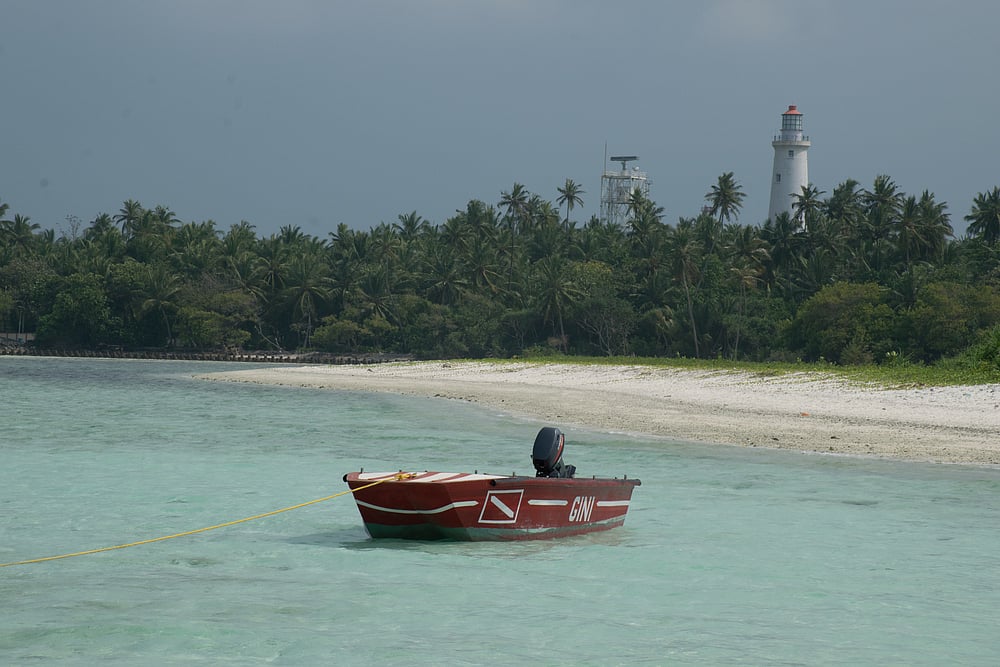 Thundi beach on the Minicoy Island