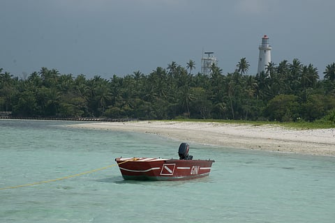 Thundi beach on the Minicoy Island