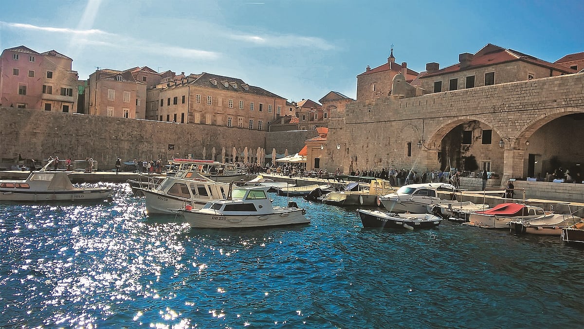 Old Town Jetty in Croatia