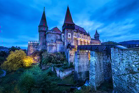 Corvin Castle in Hunedoara, Transylvania is a magnificent sight that looks straight out of a fairy-tale