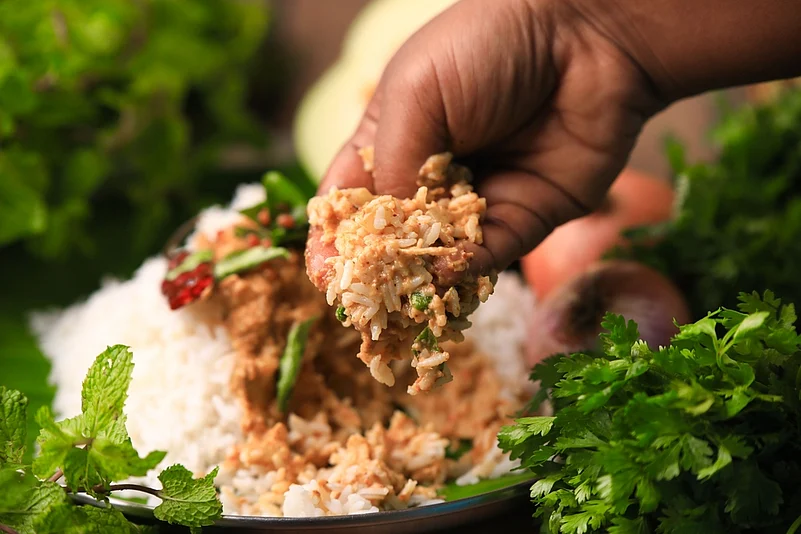 Rasam chawal is a staple in homes