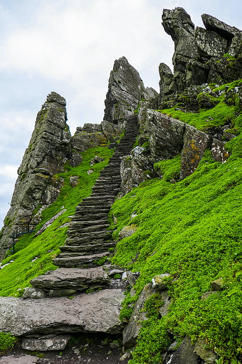 Skellig Michael in Ireland served as Skywalker's residence