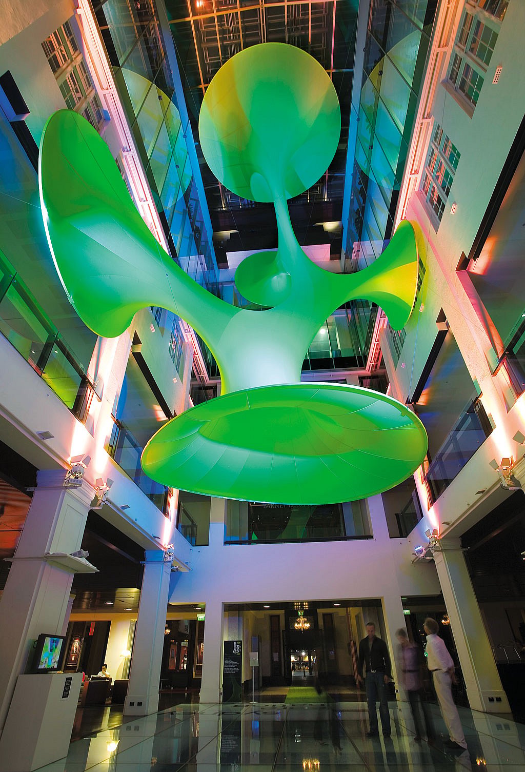 Green Void Lava Installation in Sydney