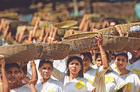 People consider Theyyam to be gods and seek blessings from them