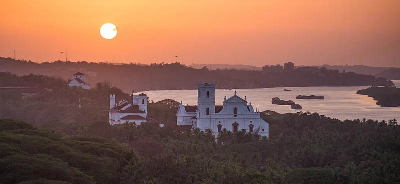 Old Goa has many churches and convents