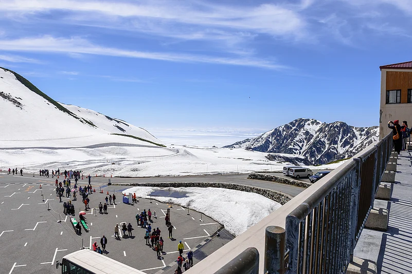 Snow wall view from Murod