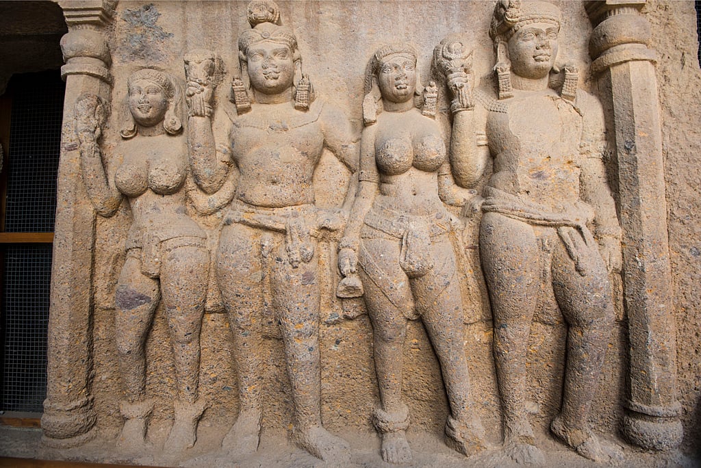 Buddhist monks and traders used the Kanheri caves as stopovers and places for meditating