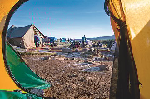 "Most had never climbed or trekked before, and many had never spent a night in a tent"