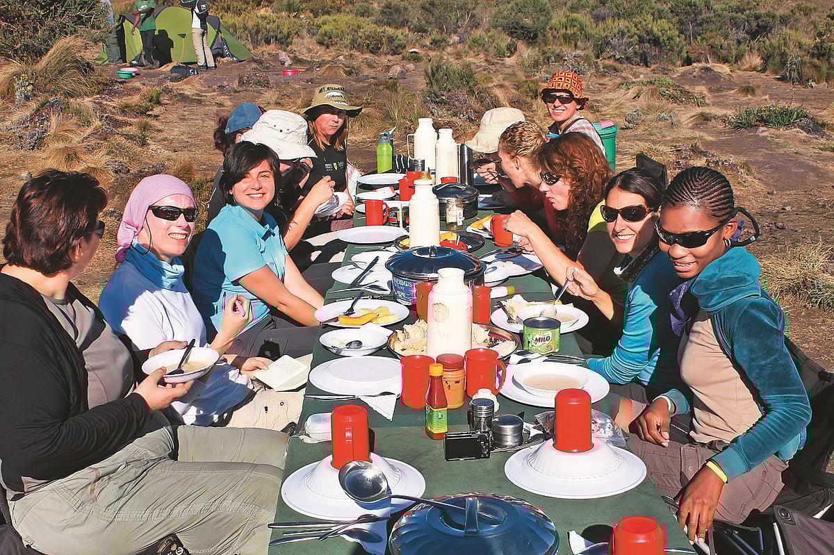 We planned to provide our own camping equipment and food in an effort to be as self-reliant as possible