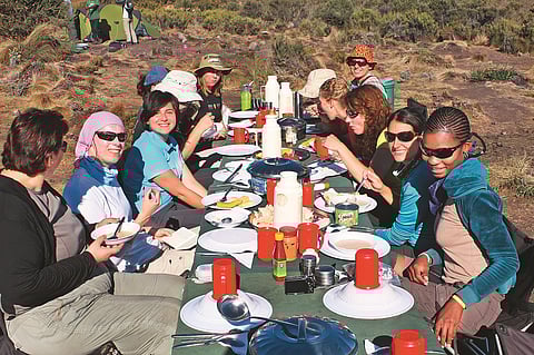 "We planned to provide our own camping equipment and food in an effort to be as self-reliant as possible"