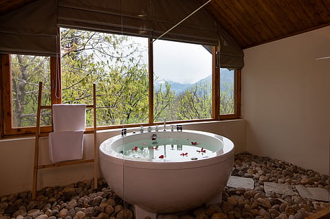 The hotel's jacuzzi is relaxing and you can have a unique experience