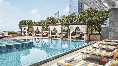 Four Seasons is a luxury hotel, offering panoramic sea views