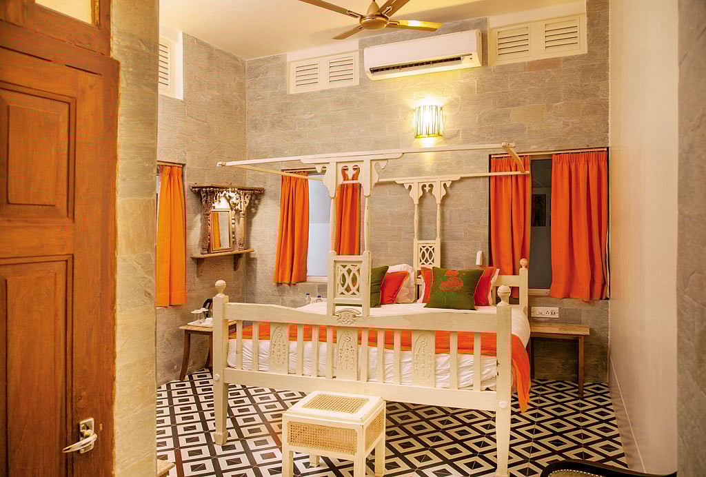 The rooms in The Ivy House are aesthetically designed with themes inspired by flowers of Bengal