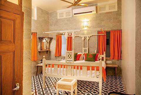 The rooms in The Ivy House are aesthetically designed with themes inspired by flowers of Bengal
