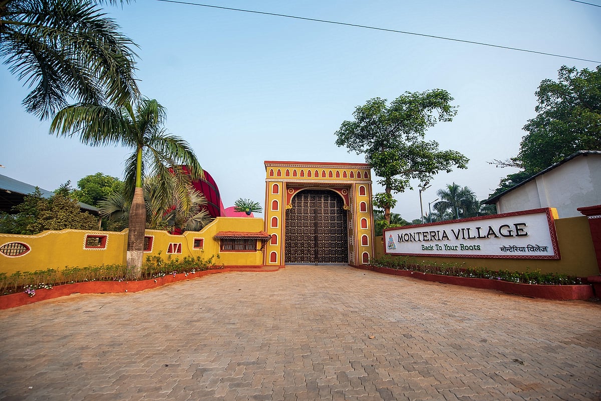 The entrance of Monteria Village in Khalapur 