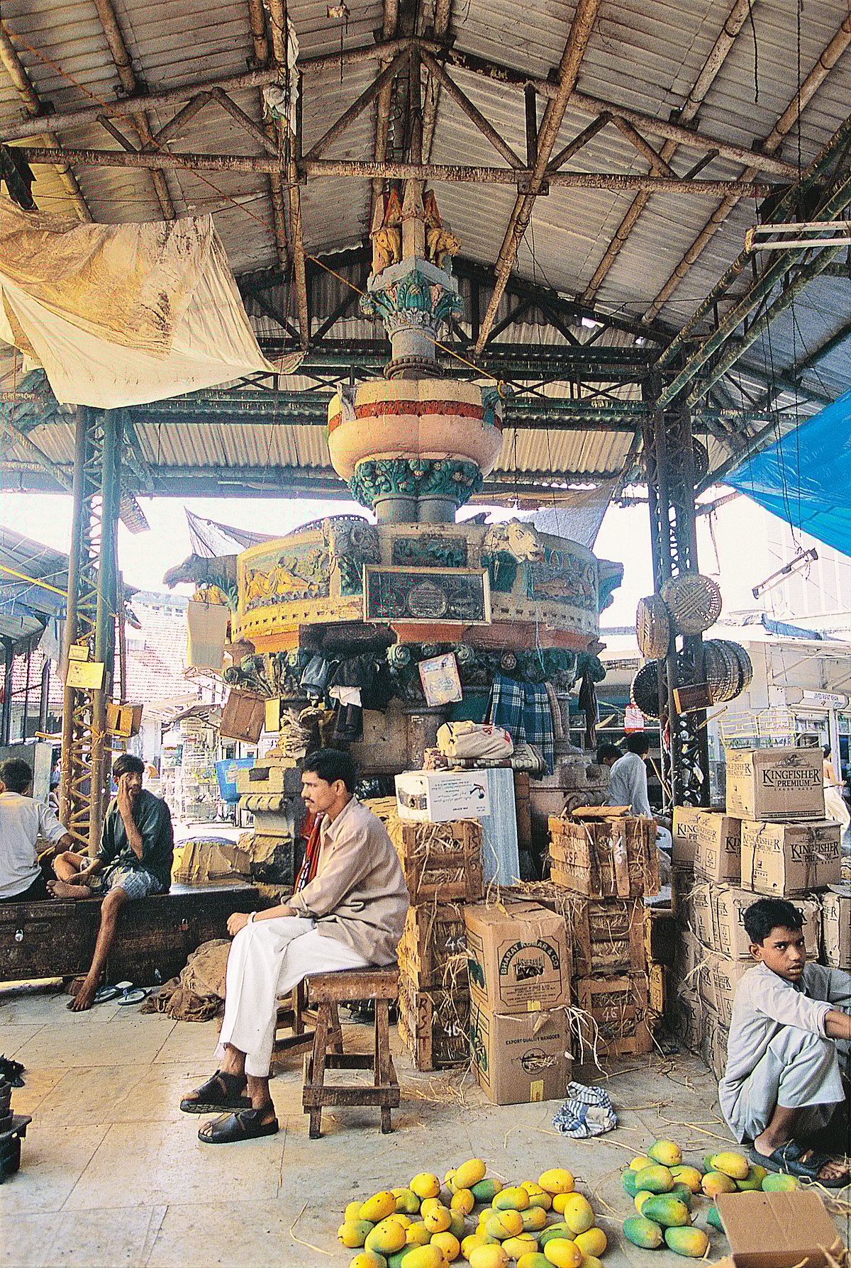 Inside Crawford Market in Mumbai