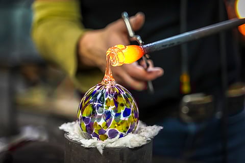 Murano glass is special because each piece is handcrafted