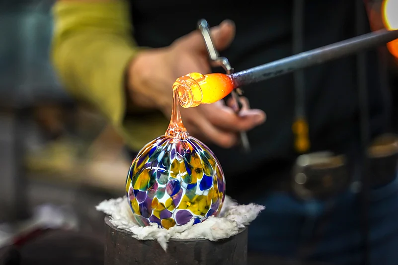 Murano glass is special because each piece is handcrafted