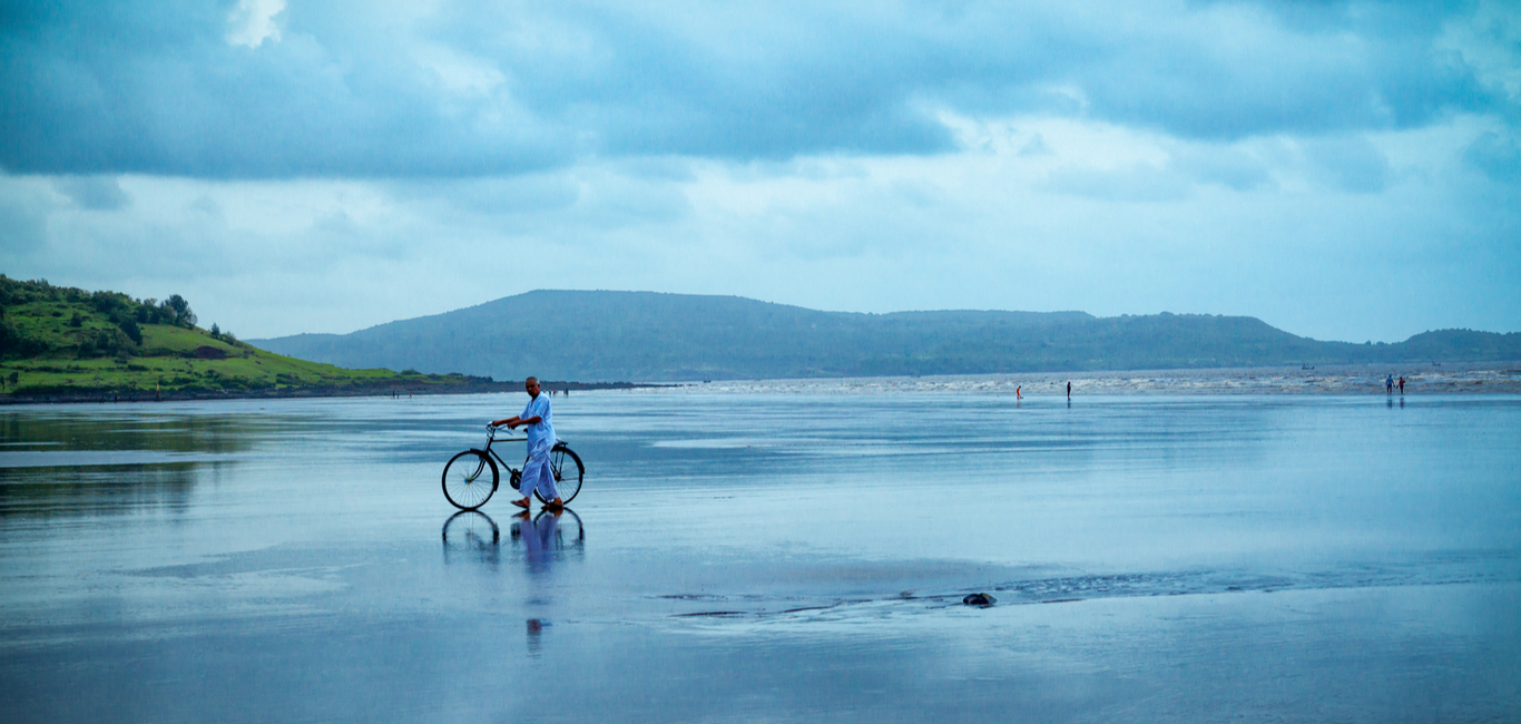 The beautiful beach of Murud