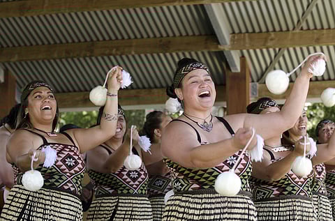 Maori haka dance 