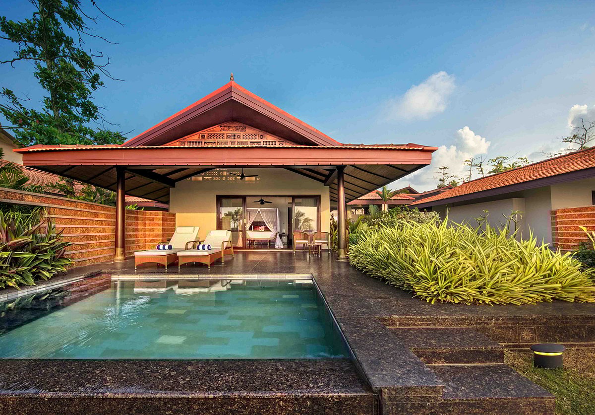 Villas come with a private plunge pool