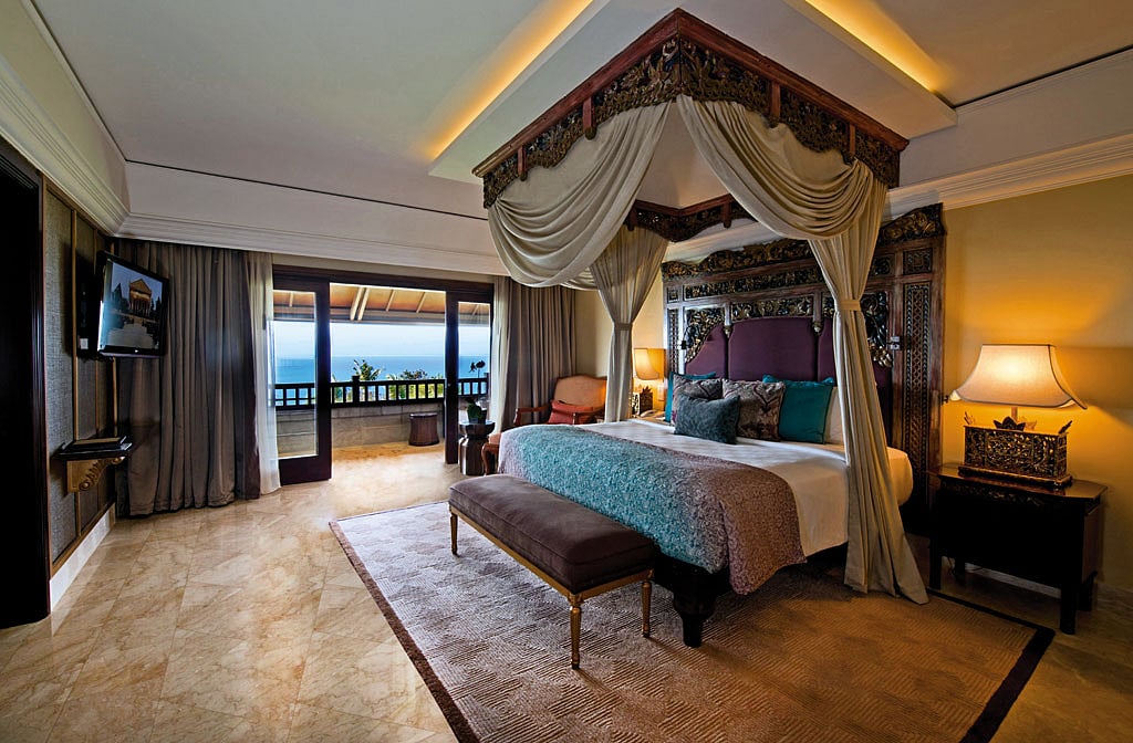 Sea facing rooms at the resort