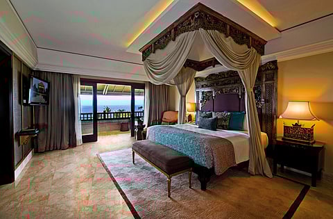 Sea facing rooms at the resort