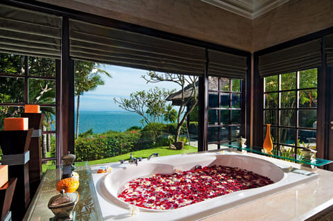 A flower bath in Bali is a must