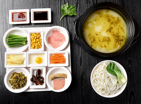 Yunnan style rice noodle