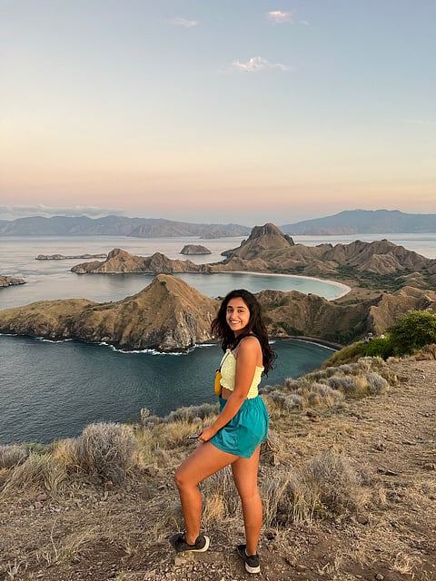 Monga quit her job to pursue travel full time