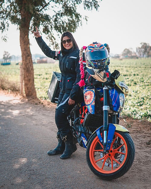 Female biker Vishakha Fulsunge in conversation with Outlook Traveller