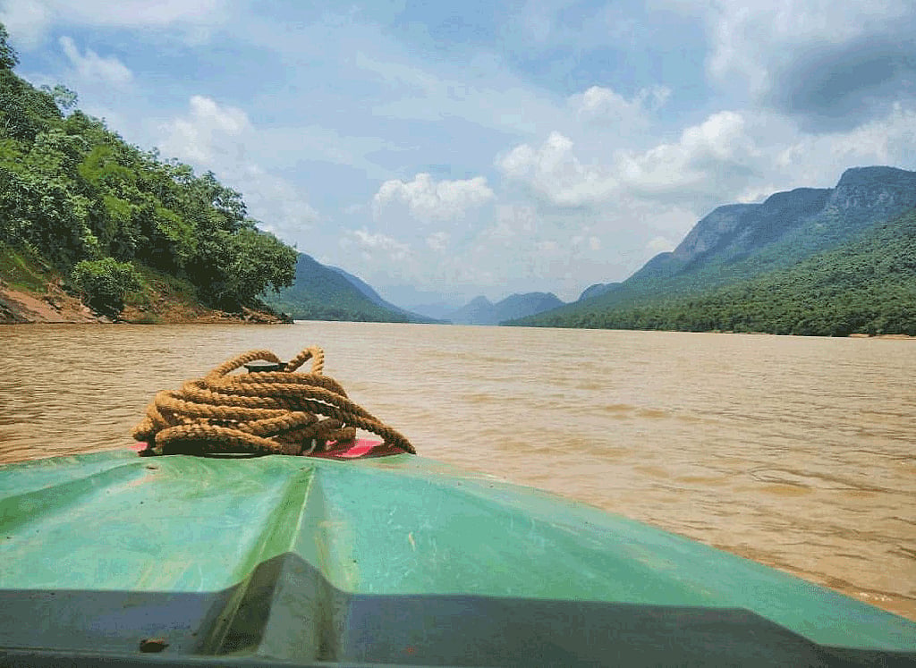 A boat ride in the Mahanadi river will give you a glimpse of crocodiles and gharials basking in the sun