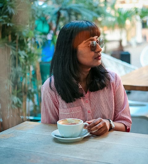 "Sometimes, I would just probably sit somewhere and chill."