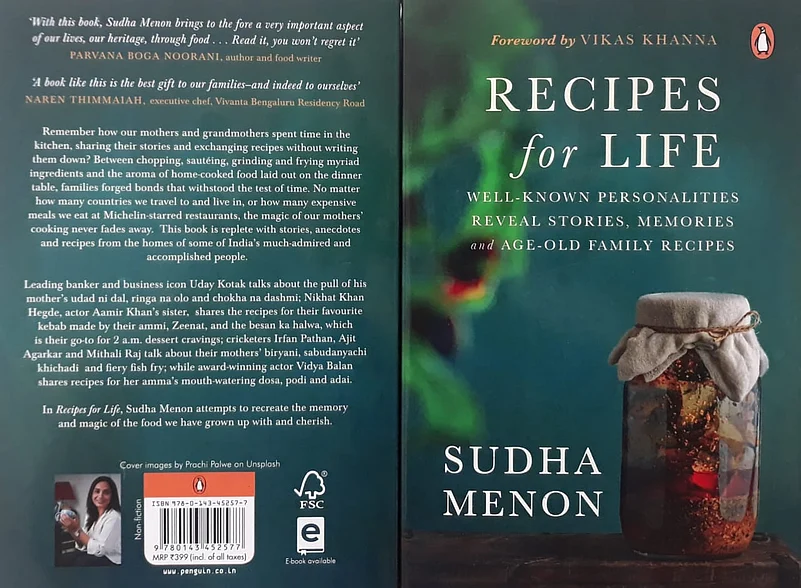 Recipes For Life By Sudha Menon, Penguin Random House India, 256 pages, INR 399