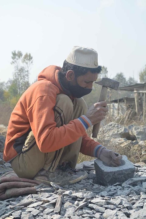 Stone carving has been an important part of life in Kashmir